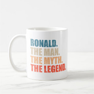 Taza De Café Ronald El Hombre El Mito La Leyenda