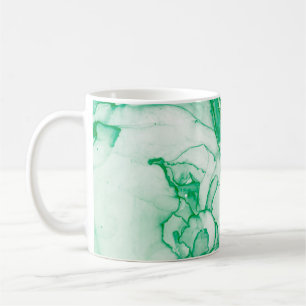 Taza De Café Ronda Índigo. Teja Bohemiana. Blue Roll Psychede