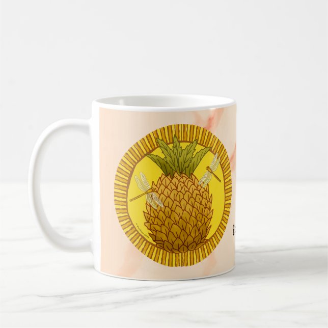 Taza De Café Rondo Pineapple (Izquierda)