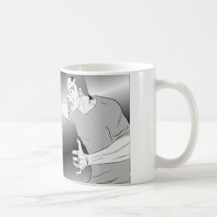 Taza De Café Ronin contra zombi