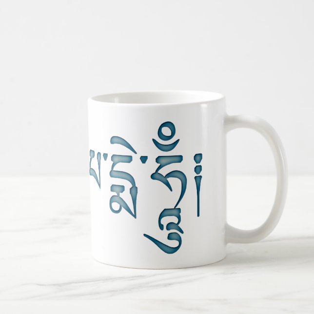 TAZA DE CAFÉ RONQUIDO DE OM MANI PADME (Derecha)