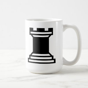 Taza De Café Rook negro