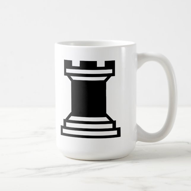 Taza De Café Rook negro (Derecha)