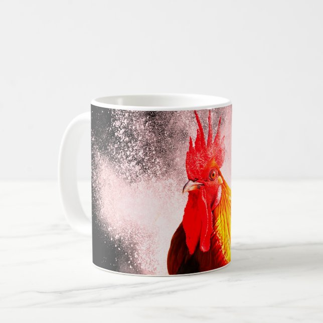 Taza De Café Rooster (Anverso izquierdo)