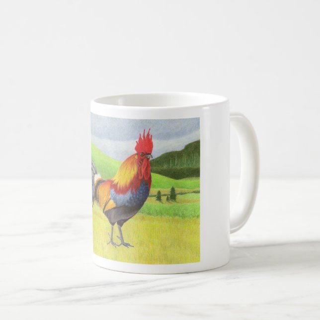 Taza De Café Rooster (Anverso derecho)