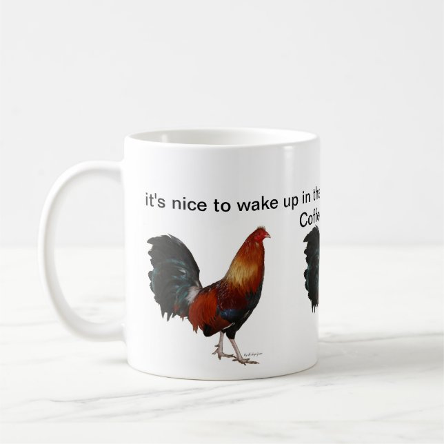 Taza De Café Rooster Coffee Mug (Izquierda)