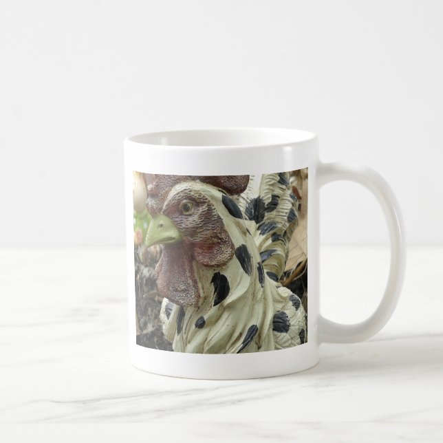 Taza De Café Rooster en el Jardín (Derecha)