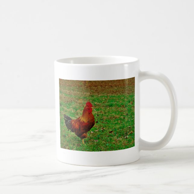 Taza De Café Rooster Facing right (Derecha)