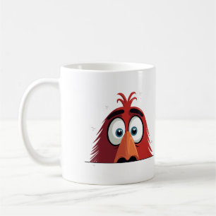 Taza De Café Rooster Peeking Cute Adorable Gracioso Personaliza