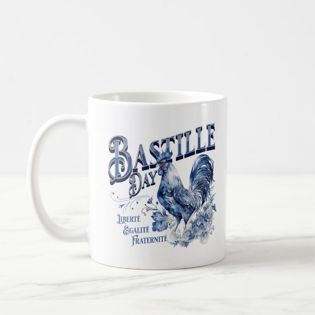 Taza De Café Rooster por el Día de la Bastilla (Izquierda)