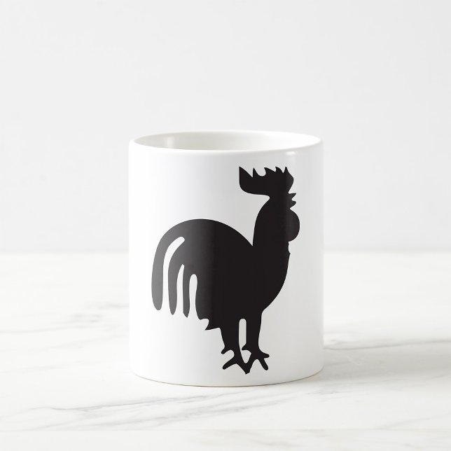 Taza De Café Rooster Silhouette (Subido por el creador)