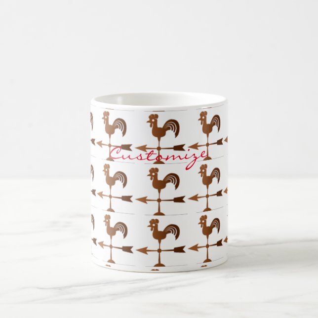 Taza De Café Rooster Weathervane Thunder_Cove (Centro)