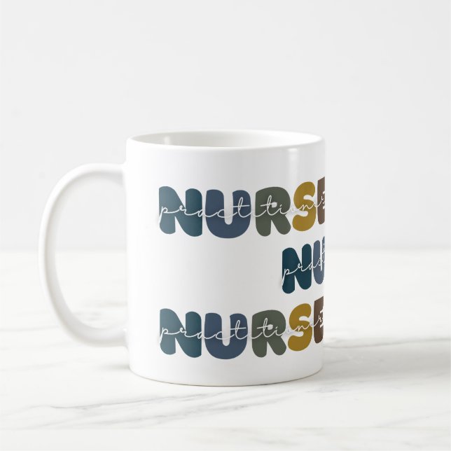 Taza De Café ropa de enfermera practicante NP (Izquierda)