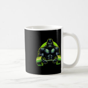 Taza De Café Ropa de gimnasio para mono gorila Motivación para 