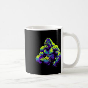 Taza De Café Ropa de gimnasio para mono gorila Motivación para