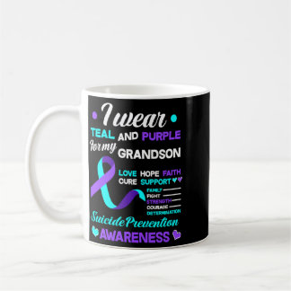 Taza De Café Ropa De Hombre Azul Verdoso Púrpura Para La Preven