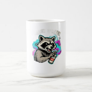 Taza De Café Ropa de manga larga ADOM Sprayer Raccoon