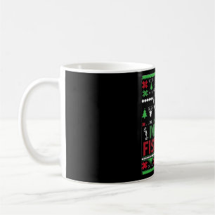Taza De Café Ropa de Pescado de Navidad Fea B Apparel