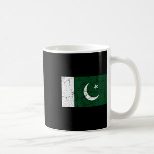 Taza De Café Ropa de recuerdo retro grunge de la bandera de Pak