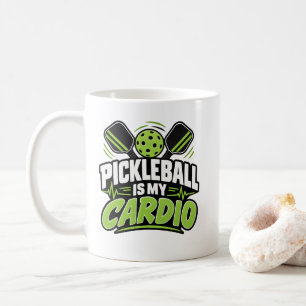 Taza De Café Ropa deportiva de pickleball "PICKLEBALL ES MI CAR