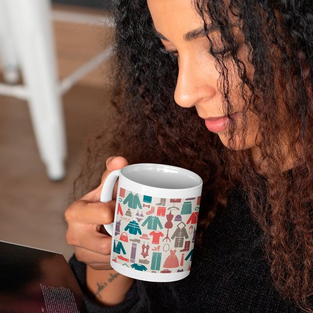 Taza De Café Ropa Iconos Café Mug (Subido por el creador)