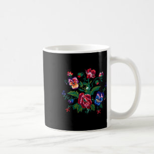 Taza De Café Ropa Nacional Ucraniana Bordado Ucraniano F