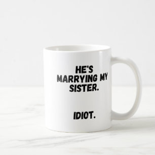 Taza De Café Ropa para la Despedida de Soltero del Hermano de l
