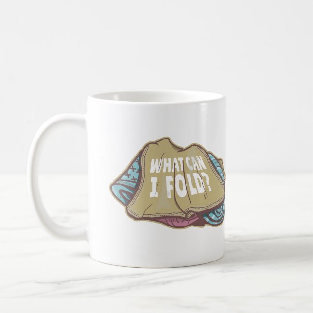 Taza De Café Ropa plegable, día de lavandería (Izquierda)