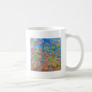 Taza De Café Ropa y regalos retro de la vida oceánica pacífica