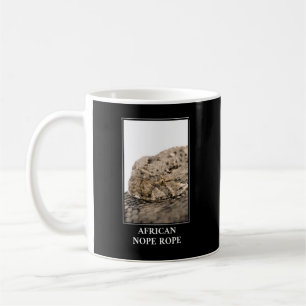Taza De Café Rope africano de no-pepitas - Peligro de serpiente