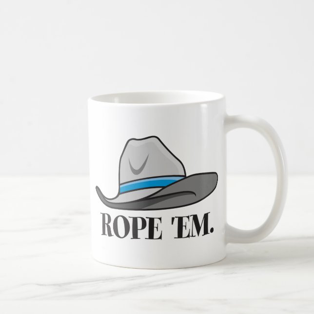 Taza De Café Rope 'em cowboy (Derecha)