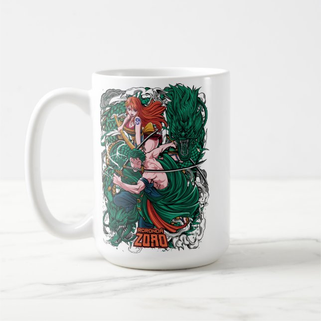 Taza De Café Roronoa Zoro (Izquierda)