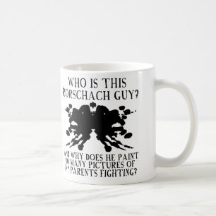 Taza De Café Rorschach Ink Blot Test Funny Mug o Travel Mug
