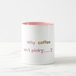 Taza de café rosa