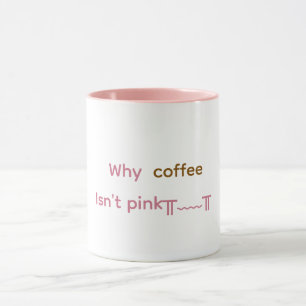 Taza de café rosa