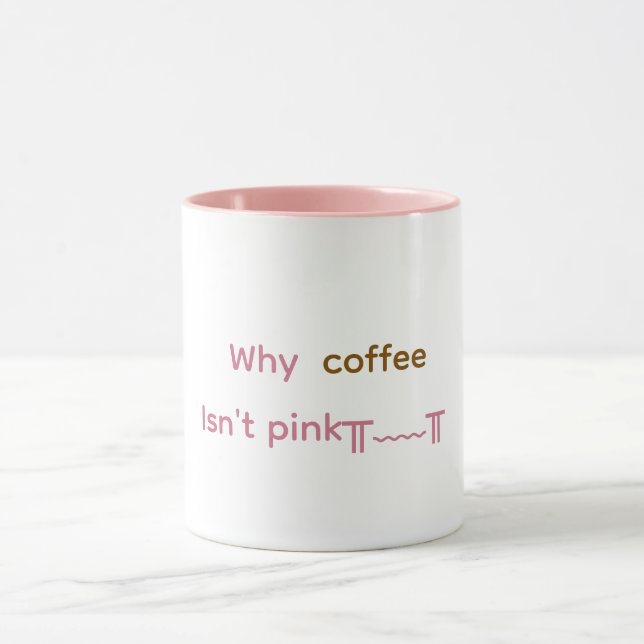 Taza de café rosa (Centro)