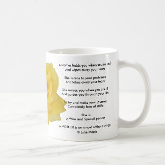 Taza De Café Rosa amarilla