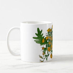 Taza De Café Rosa amarillo Mug