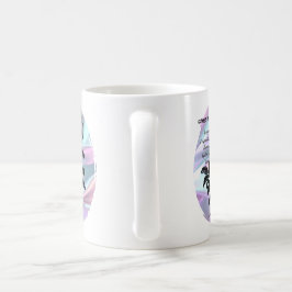 Taza De Café Rosa artesanal en Pastel - Magia de la abuela