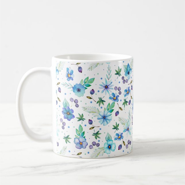Taza De Café Rosa azul (Izquierda)