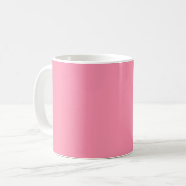 Taza De Café Rosa Baker-Miller (color sólido) (Anverso izquierdo)