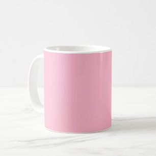 Taza De Café Rosa bebé (color sólido) 