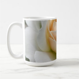 Taza De Café Rosa Blanca