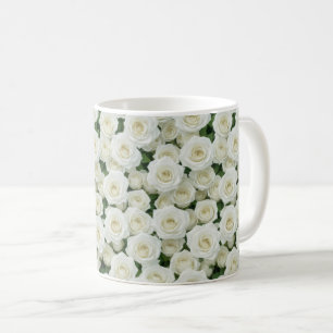 Taza De Café Rosa blanca de novia