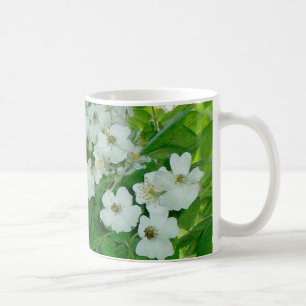 Taza De Café Rosa blanco salvaje 11 Oz Mug