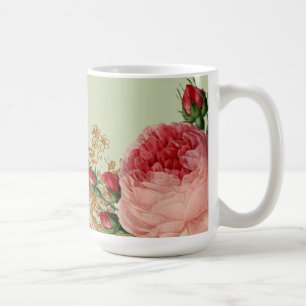 Taza De Café Rosa Blenheim - Elegante Sage Green - Diseño Alt b