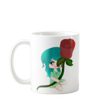 Rosa Chibi Con Rosa