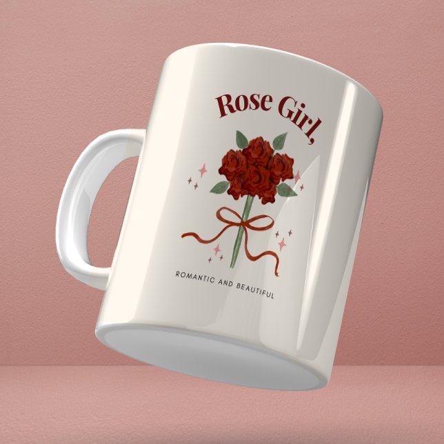 Taza De Café Rosa de acuarela Ilustracion de flores (Subido por el creador)