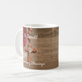 Taza De Café Rosa de Aniversario de la Ordenación Sacerdote 65 