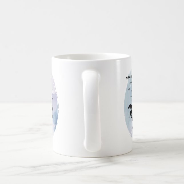 Taza De Café Rosa de cabaña mágica en azul (Mango)